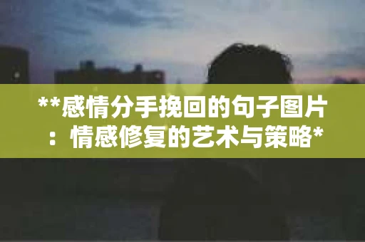**感情分手挽回的句子图片：情感修复的艺术与策略**