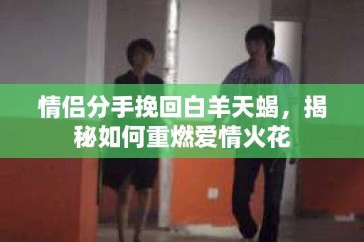 情侣分手挽回白羊天蝎，揭秘如何重燃爱情火花