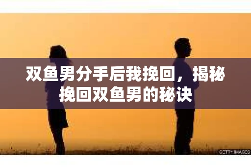 双鱼男分手后我挽回，揭秘挽回双鱼男的秘诀
