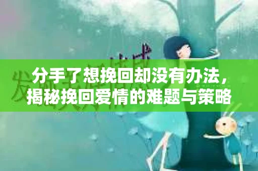 分手了想挽回却没有办法，揭秘挽回爱情的难题与策略