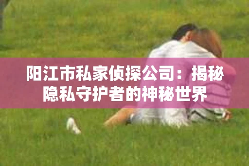 阳江市私家侦探公司：揭秘隐私守护者的神秘世界