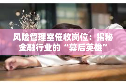 风险管理室催收岗位：揭秘金融行业的“幕后英雄”