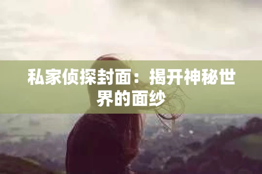私家侦探封面：揭开神秘世界的面纱