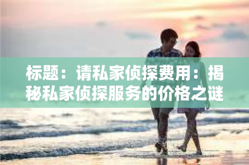 标题：请私家侦探费用：揭秘私家侦探服务的价格之谜
